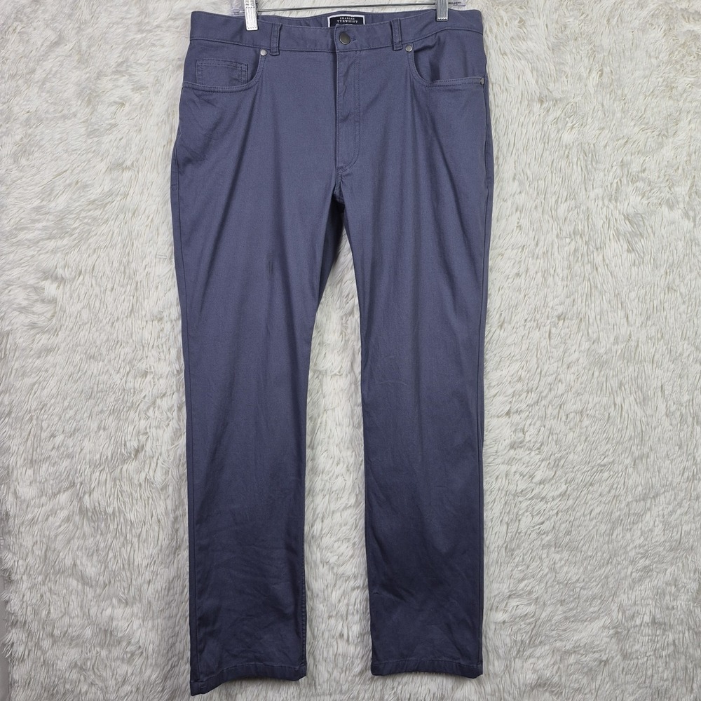 Charles Tyrwhitt Classic Fit Indigo‎ Straight Leg Jeans Mens 34x32 Stretch